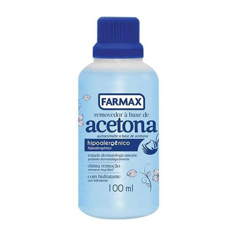 Acetona / Removedor Base Farmax 100ml