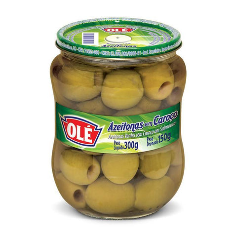 Azeitona Verde Sem Caroço Olé 150g Vidro