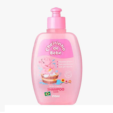 Shampoo Rosa Cheirinho de Bebê 210ml