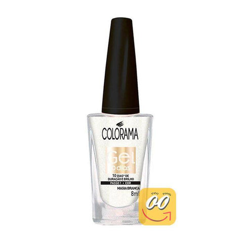 Esmalte Gel Magia Branca Colorama 8ml