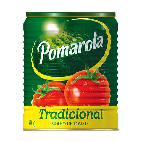 Molho De Tomate Tradicional Pomarola Cica Lata 340g